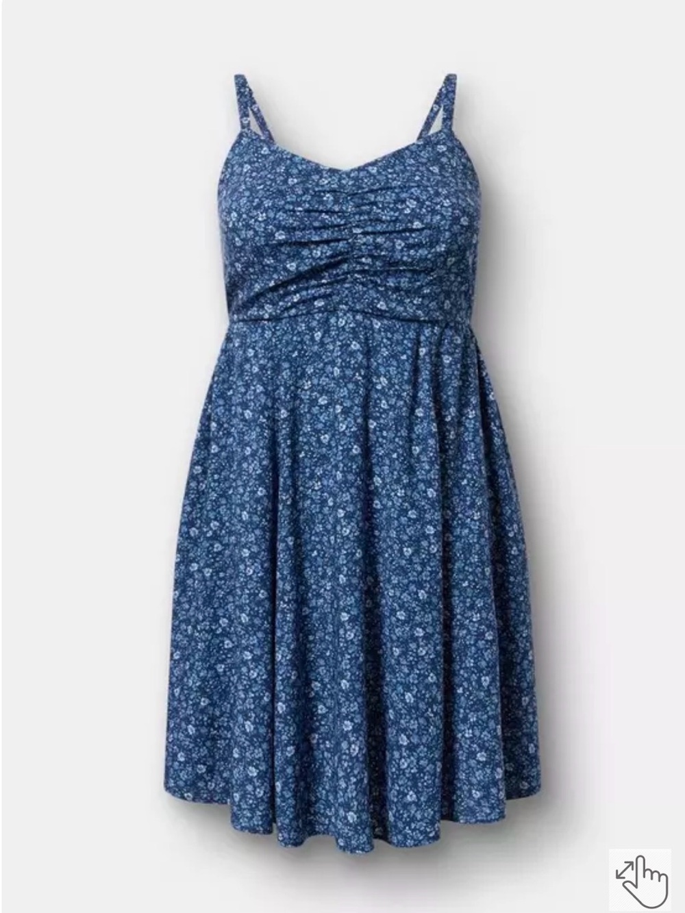 Torrid challis mini skater dress